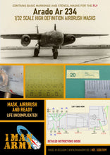 Load image into Gallery viewer, 1ManArmy 1:32 Arado Ar 234 High-Definition Paint Masks