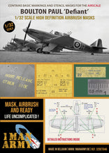 Load image into Gallery viewer, 1ManArmy 1:32 Boulton Paul Defiant High-Definition Paint Masks