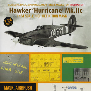 1ManArmy 1:24 Hawker Hurricane Mk IIc High-Definition Paint Masks