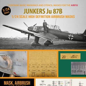 1ManArmy 1:24 Junkers Ju 87B High-Definition Paint Masks