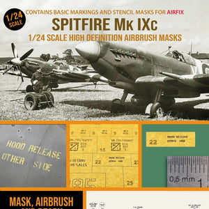 1ManArmy 1:24 Supermarine Spitfire Mk.IXc High-Definition Paint Masks