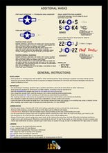 Load image into Gallery viewer, 1ManArmy 1:32 Republic P-47D Thunderbolt Bubbletop High-Definition Paint Masks