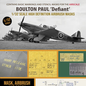 1ManArmy 1:32 Boulton Paul Defiant High-Definition Paint Masks