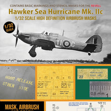Load image into Gallery viewer, 1ManArmy 1:32 Hawker Sea Hurricane Mk IIc High-Definition Paint Masks