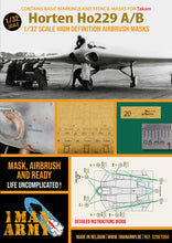 Load image into Gallery viewer, 1ManArmy 1:32 Horton HO 229 A/B High-Definition Paint Masks