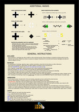 Load image into Gallery viewer, 1ManArmy 1:32 Messerschmitt Bf 109 K-4 High-Definition Paint Masks