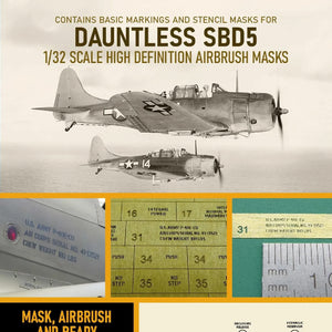 1ManArmy 1:32 Scale Douglas SBD-5 Dauntless High-Definition Paint Masks