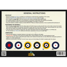 Load image into Gallery viewer, 1ManArmy 1:48 Supermarine Spitfire Mk I/II Roundels Set High-Definition Paint Masks