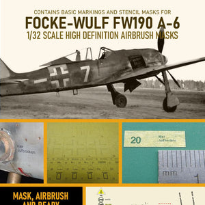 1ManArmy 1:32 Focke-Wulf FW 190 A-6 High-Definition Paint Masks