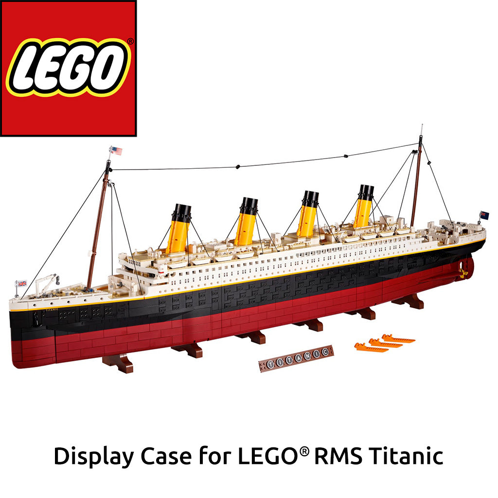 LEGO RMS Titanic Ship Display Case