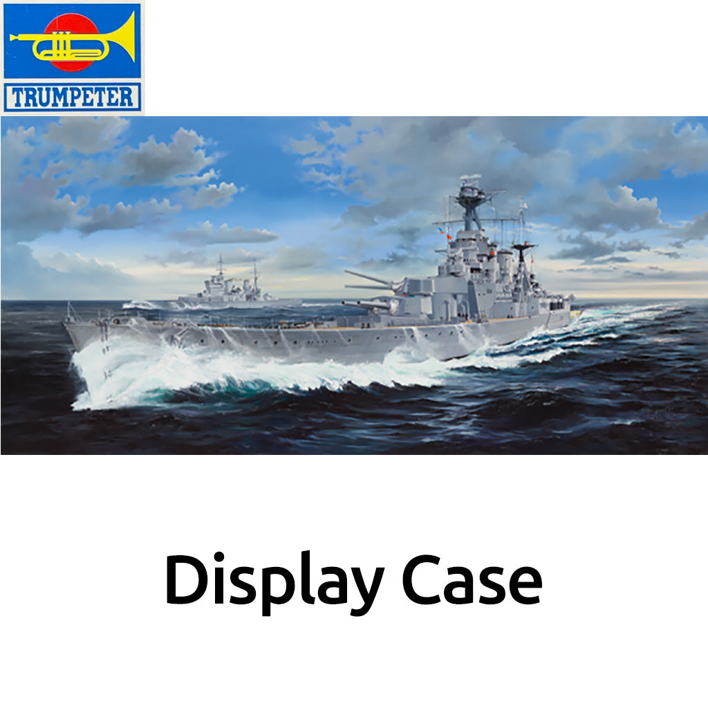 1/200 HMS Hood Battle Cruiser Display Case