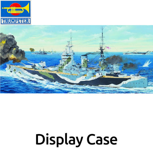 1/200 HMS Rodney Battleship Display Case